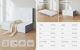 Inofia 5 Inch Trifold Memory Foam Mattress with Ultra-Soft Removable Cover - for Camping, Guest, and Floor Foldable Bed