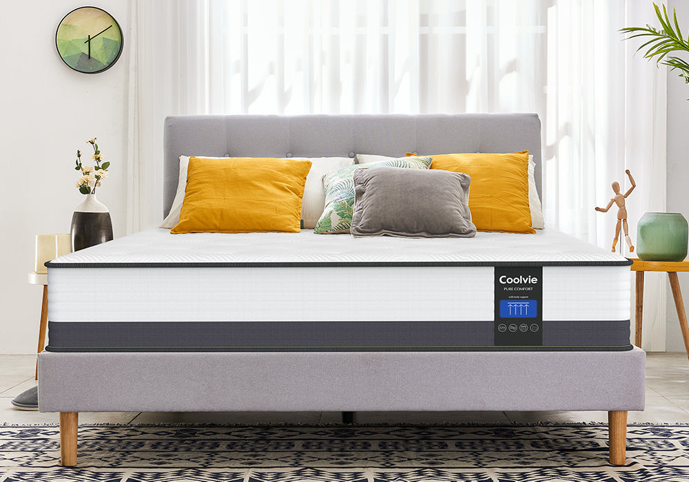 Coolvie 10 Inch Full Gel Memory Foam Hybrid Mattress