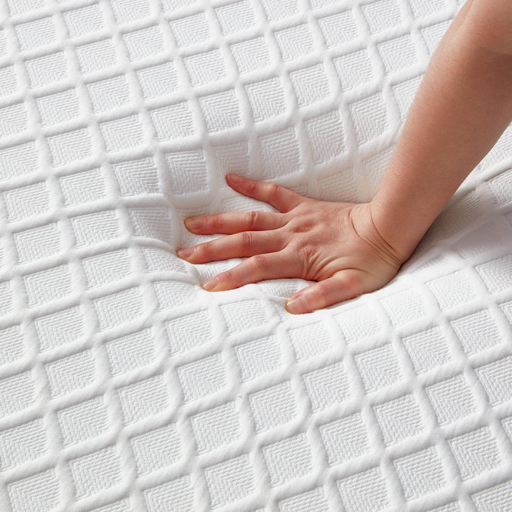 Inofia 6 Inch Folding Mattress with Removable Cover Portable Floor Guest Bed for RV, Camping