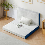 Inofia 6 Inch Folding Mattress with Removable Cover Portable Floor Guest Bed for RV, Camping
