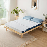 Inofia 6 Inch Folding Mattress with Removable Cover Portable Floor Guest Bed for RV, Camping