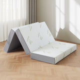 Inofia Folding Mattress, 6 Inch Trifold Memory Foam Mattress with Ultra Soft Removable Cover
