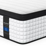 Inofia 10&12&14 Inch Luxury Innerspring and Memory Foam Hybrid Mattress