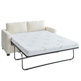 Inofia 4.5 Inch Sofa Bed Mattress with Ultra Soft Removable Cover for Couch Beds (Sofa Not Included)