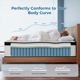 Inofia 10&12&14 Inch Luxury Innerspring and Memory Foam Hybrid Mattress