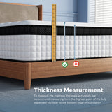 Inofia 10&12&14 Inch Luxury Innerspring and Memory Foam Hybrid Mattress