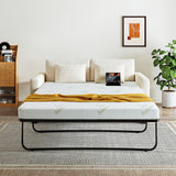 Inofia 4.5 Inch Sofa Bed Mattress with Ultra Soft Removable Cover for Couch Beds (Sofa Not Included)