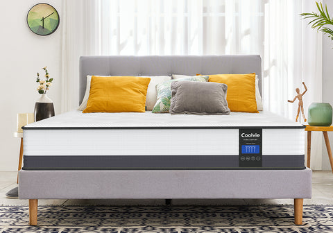 Coolvie 10 Inch Gel Memory Foam Hybrid Mattress